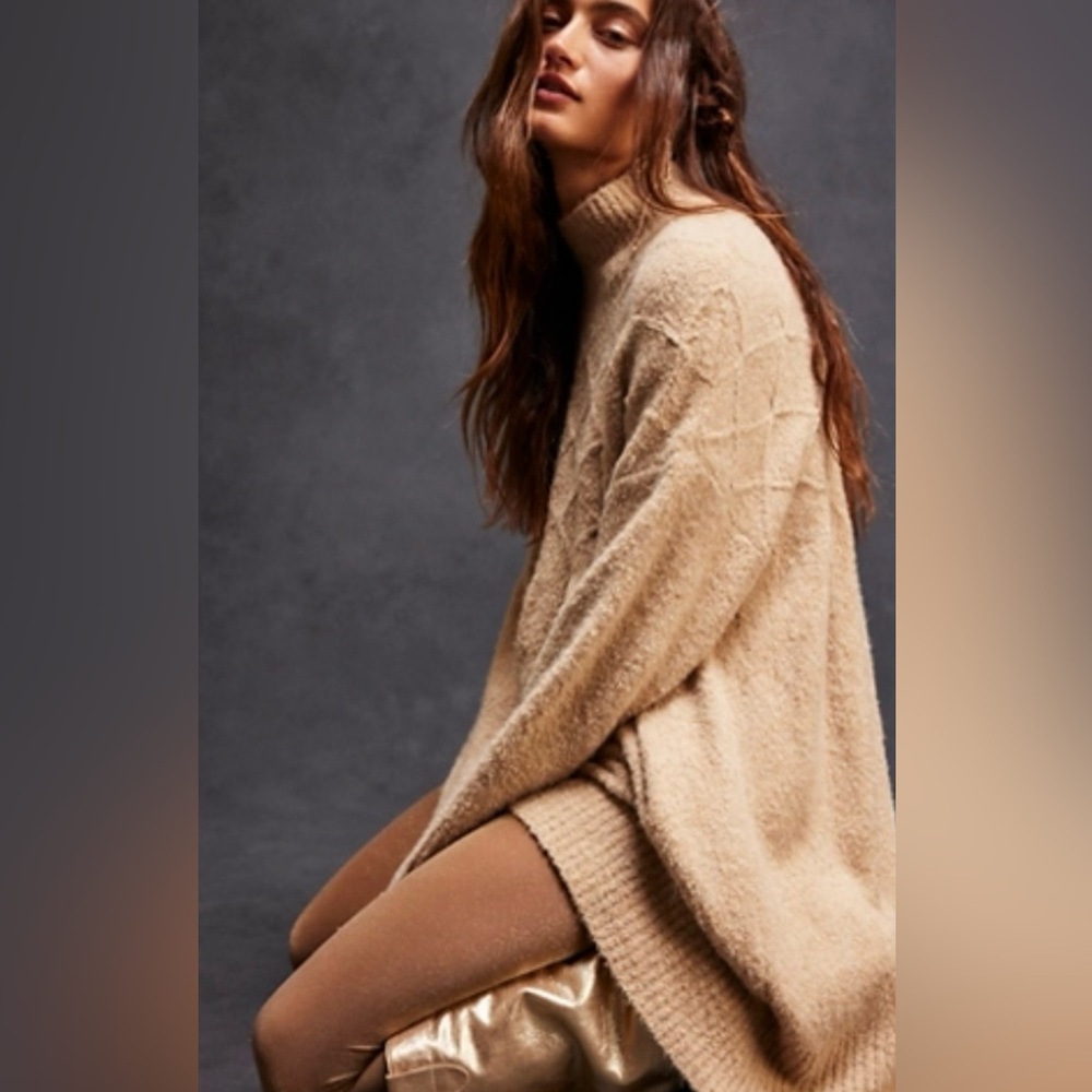 Free People Cream Sweater